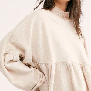 Free People Lucy Pullover in Oatmeal